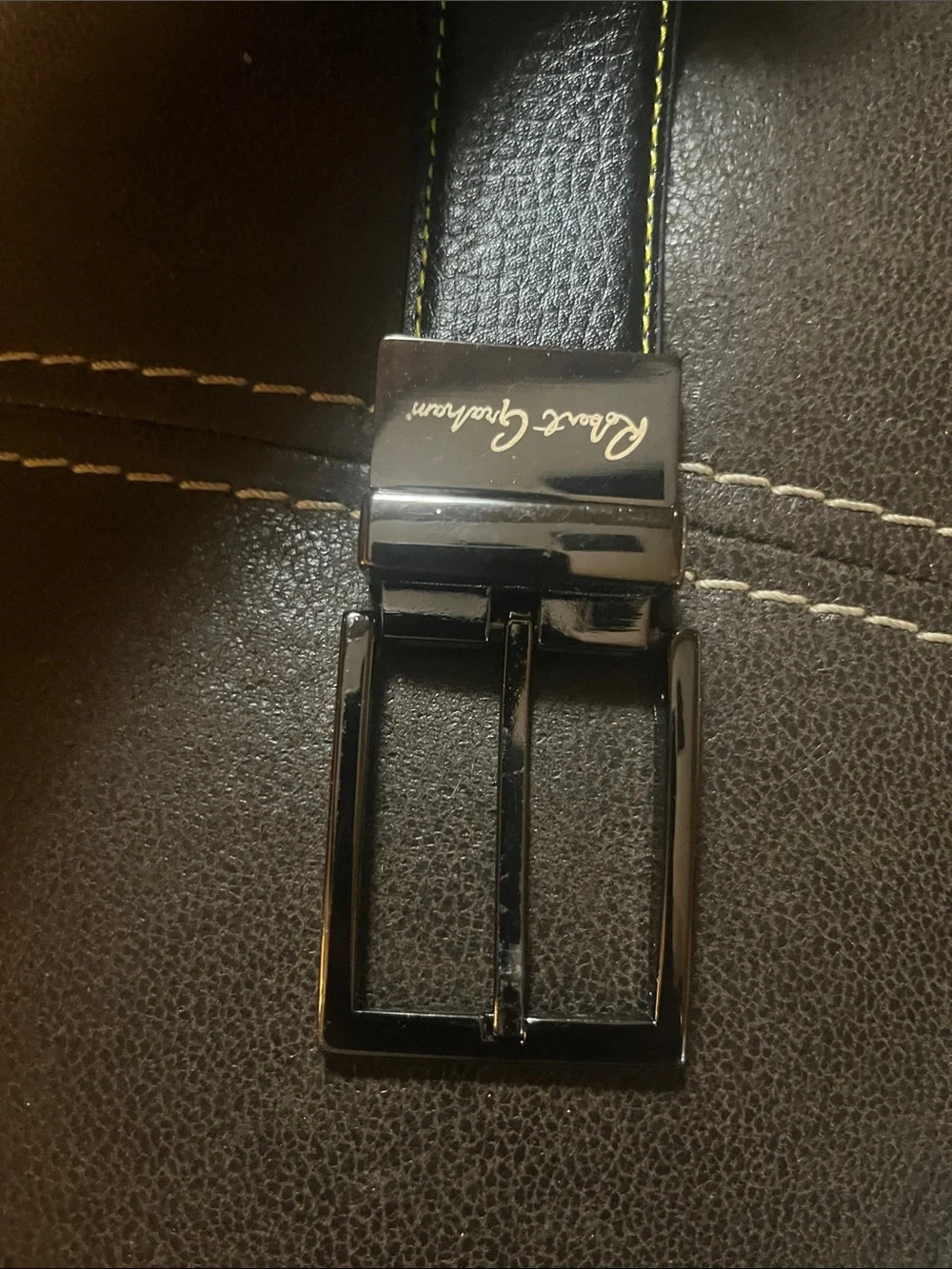 Robert Graham black leather